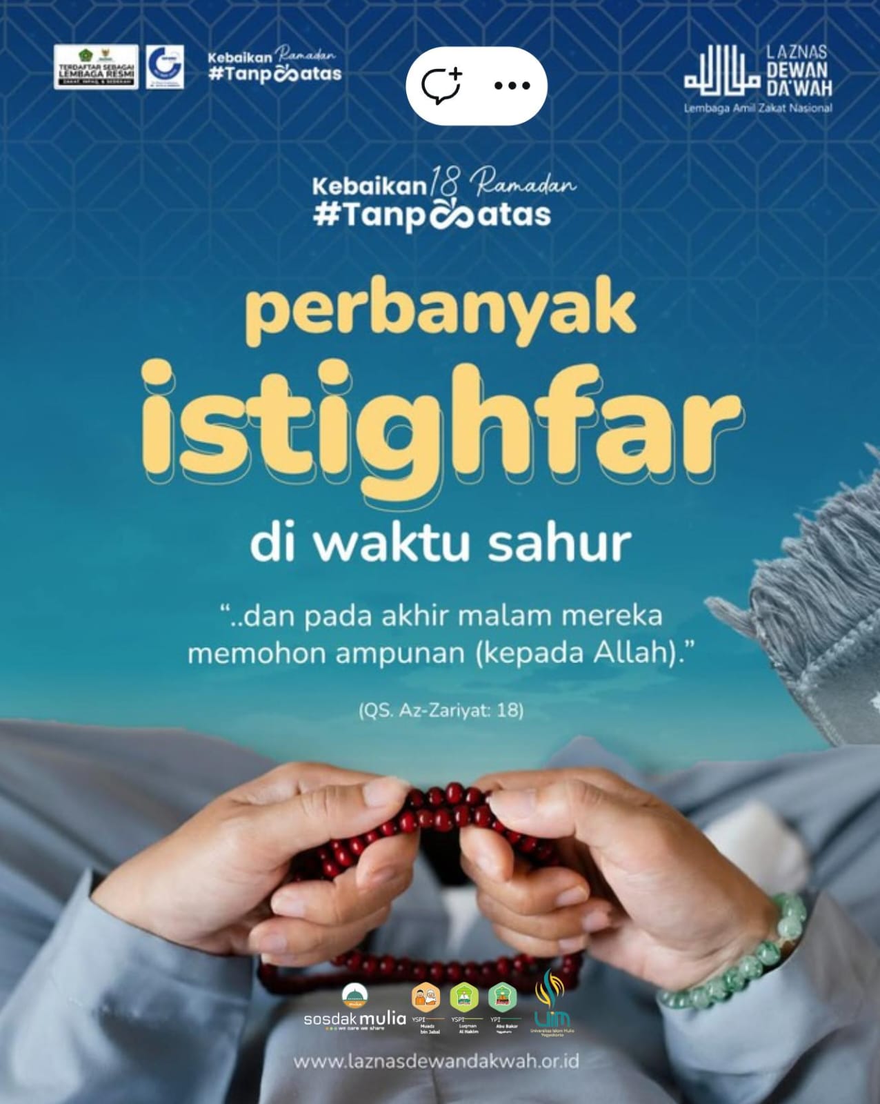 Perbanyak Istighfar di waktu Sahur
