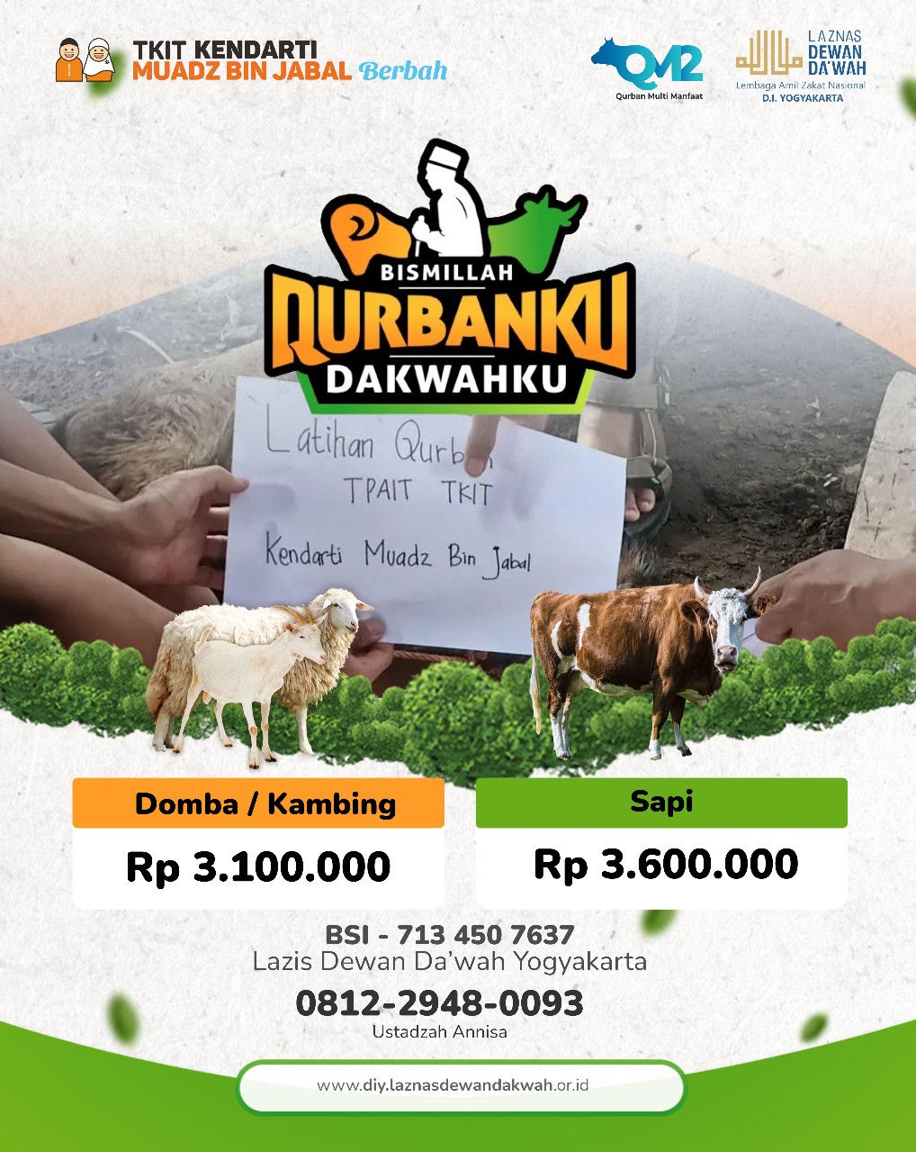 Hari Raya Idul Adha Semakin Dekat, Yuk Siapkan Diri Untuk Qurban!