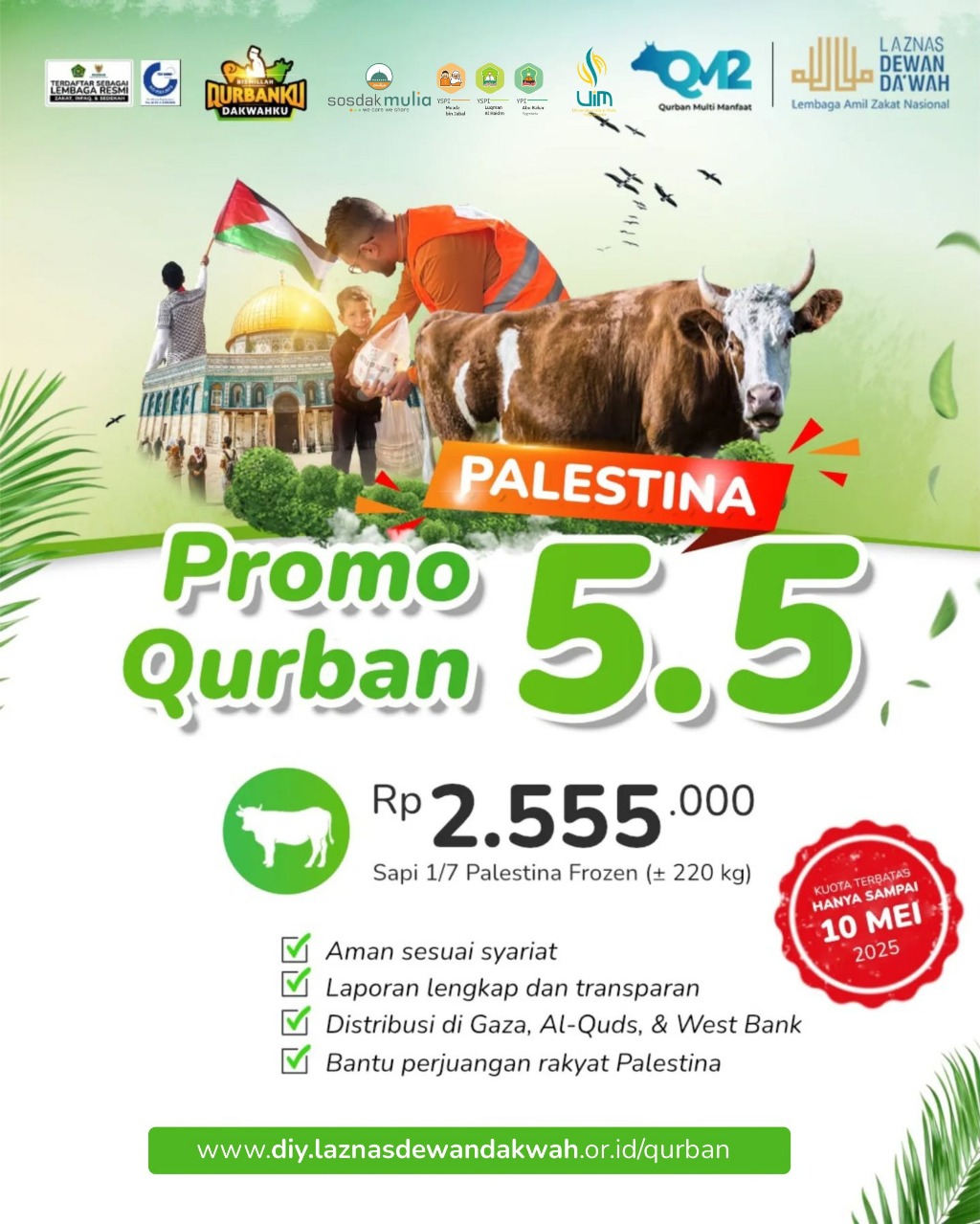 Warga Kelaparan, Qurban Jadi Harapan