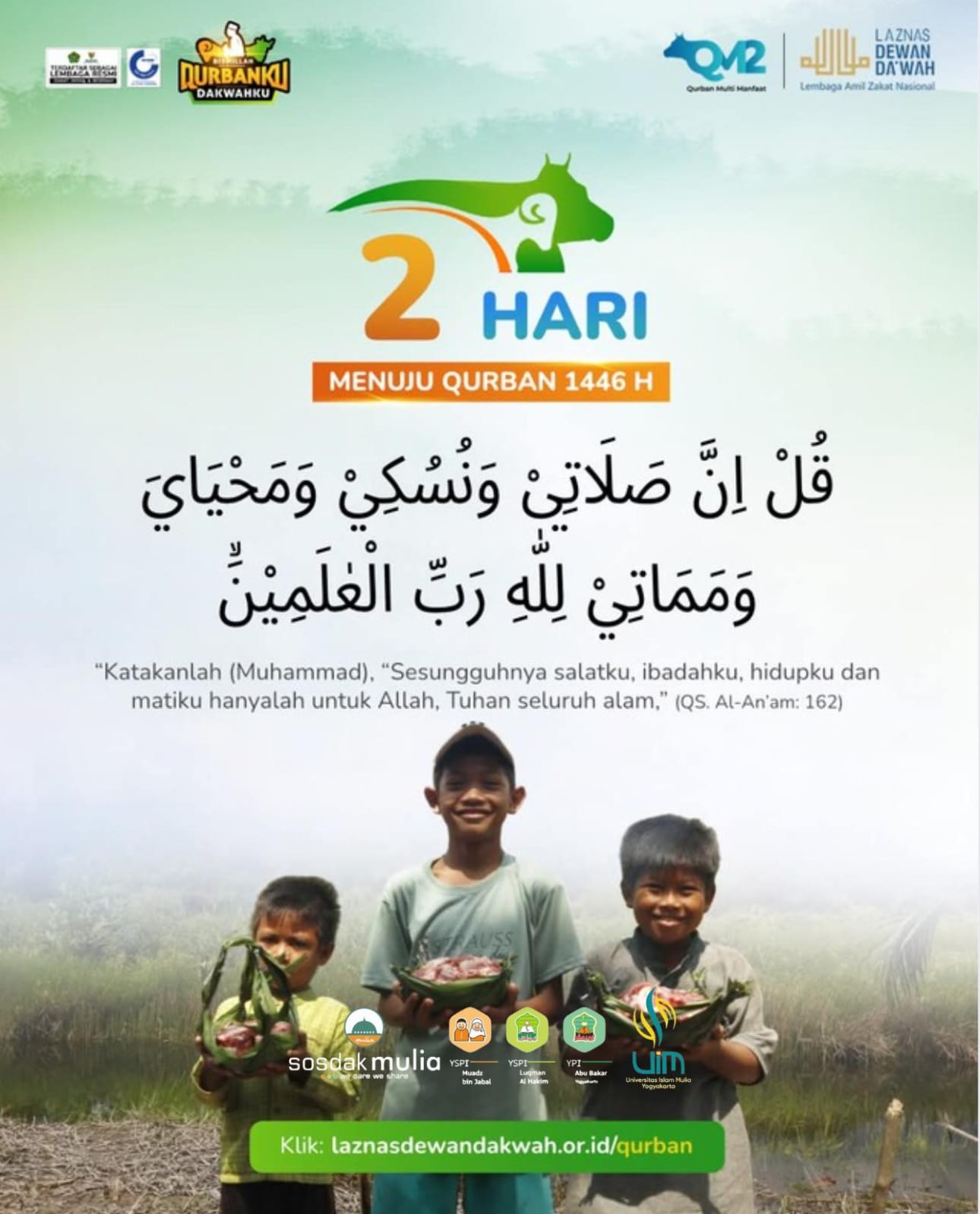 Dua Hari Lagi Idul Adha 1446 H