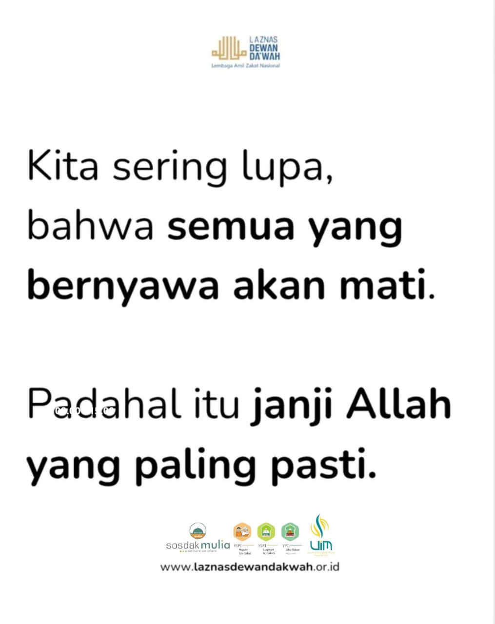 Semua yang Bernyawa Pasti akan Merasakan Mati