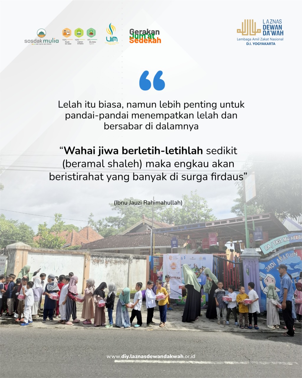 Pandai-pandai Menempatkan Lelah dan Bersabar di Dalamnya