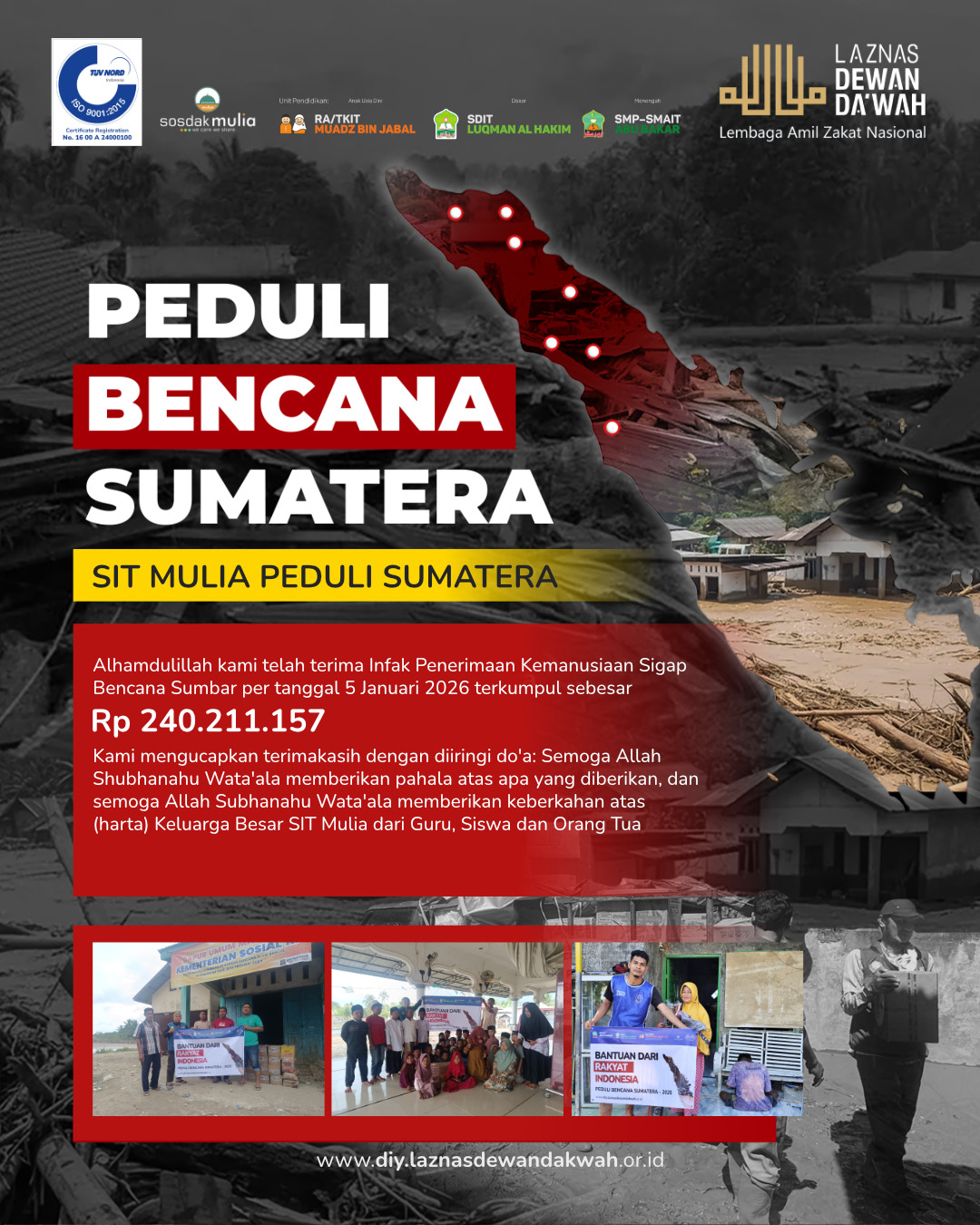 Sumatera Masih Berjuang, Uluran Tangan Kita Masih Dibutuhkan