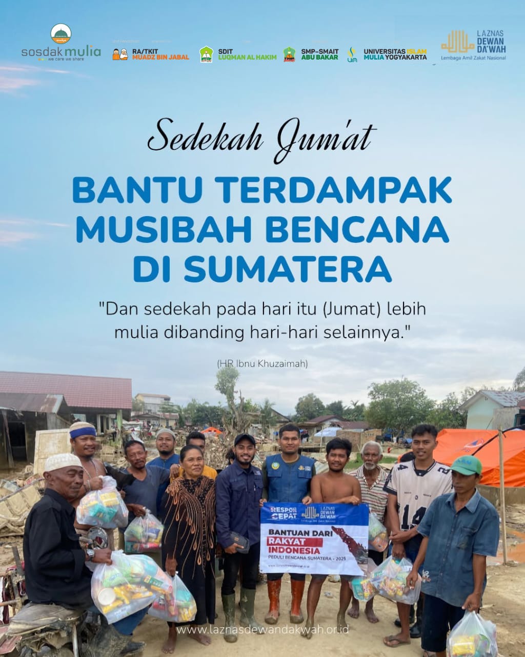 Jum’at Berkah, Ayo Bantu Saudara yang Kena Musibah